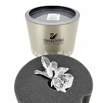 Swarovski krystallglassfigur, originalemballasje, rose 174956