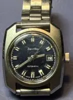 Mekanisk armbåndsur "Zentra" automatisk, værk går, stålrem