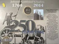 Plic numismatic 10 euro G. Schadow 2014, în display