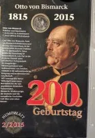 Busta numismatica da 10 euro Otto von Bismarck 2015, in display