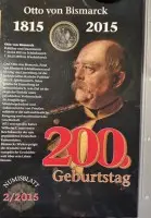Plic numismatic 10 euro Otto von Bismarck 2015, în display