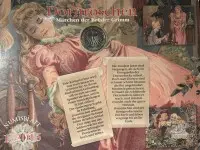 Plic numismatic 10 euro Frumoasa adormită 2015, în display
