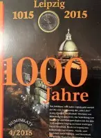 Plic numismatic 10 euro 1000 de ani de la Leipzig, 2015, în display