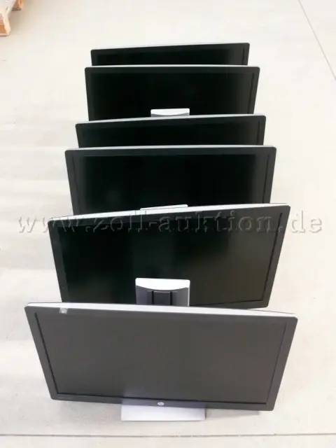 6 adet HP EliteDisplay 24 inç E242 monitör kullanılmış