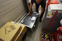 1 flightcase met inhoud