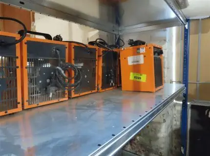 6 elektriske varmeblæsere, fabr.: Eurom, type: EK2000