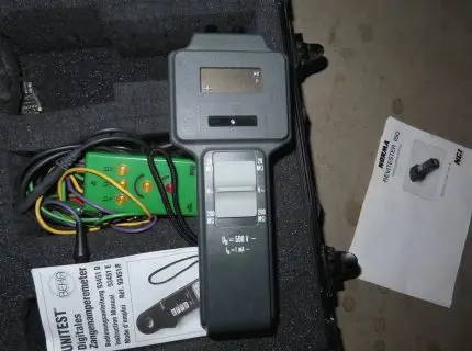 1 aparat electric de testare și măsurare pentru verificarea măsurilor de protecție și a rezistenței de izolație, marca: Norma, tip: Revitester ISO