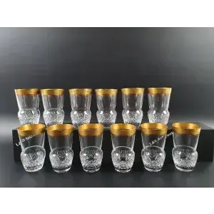 12 кришталевих склянок для води