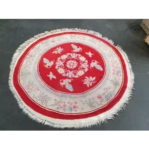 Rundt tæppe ca. 160 cm i diameter