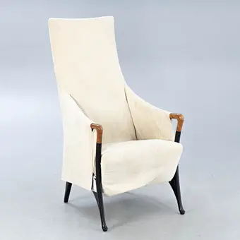 UMBERTO ASNAGO. Giorgetti Progetti, крісло / високе крісло, 1970-1980-ті роки, Італія.