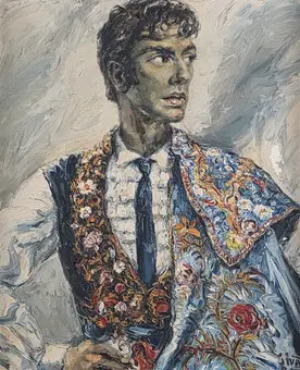 JIVA. „Gitan Danse ou Torero”, ulei pe pânză.