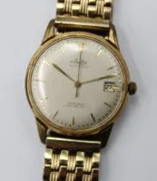 Ceas de mână bărbătesc vintage Arctos, mecanism automat funcționează, stare purtată, D-3,5 cm