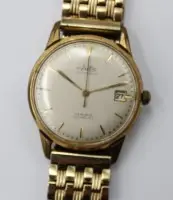 Orologio da polso da uomo vintage Arctos, movimento automatico funzionante, condizioni da usato, D-3,5 cm