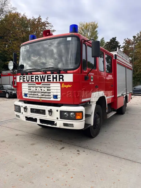1 مركبة إطفاء LF 16/12، MAN M34، أوتوماتيك 4x4، هيكل Ziegler
