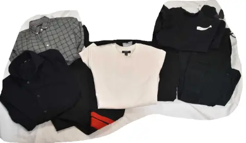 1 mješovita pošiljka muške odjeće, 8 dijelova, vel. S, marki „C&A”, „H&M” i dr.