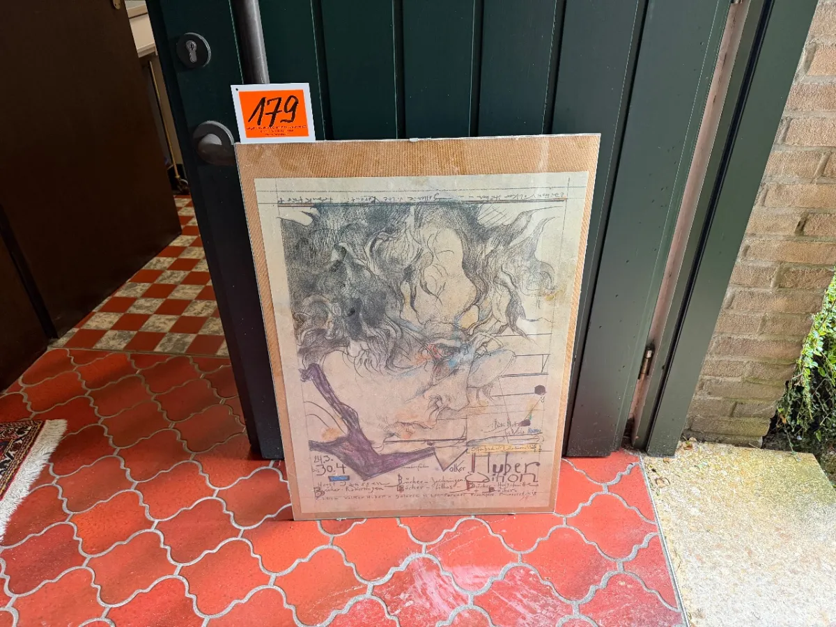 Apstraktna mješovita tehnika / umjetnički plakat (Volker Huber)