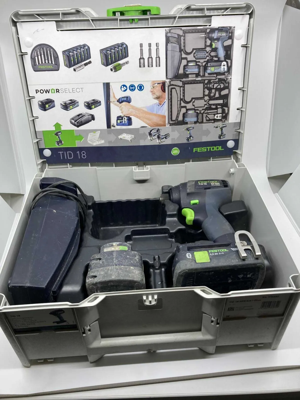 1 avvitatore a impulsi a batteria Festool TID 18