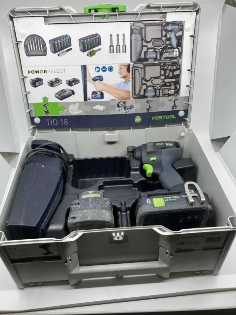 1 avvitatore a impulsi a batteria Festool TID 18