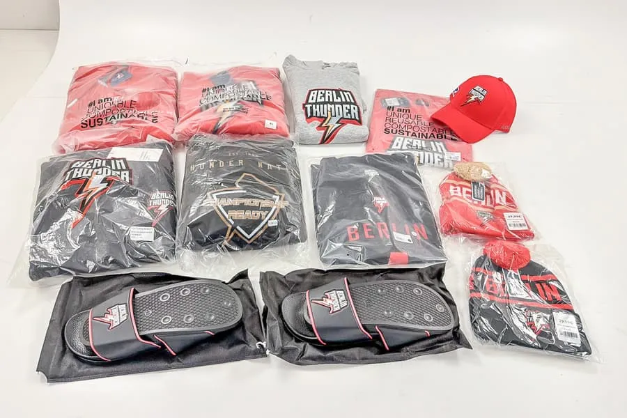 Fan-vaatesetti Berlin Thunder, 12 osaa, koko XL