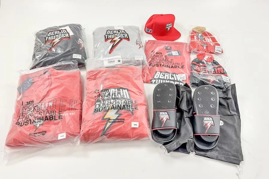 Fan-vaatesetti Berlin Thunder, 10 osaa, koko 4XL