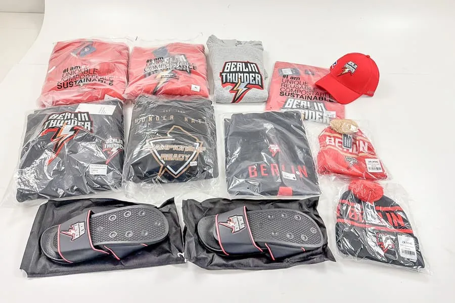 Fan-vaatesetti Berlin Thunder, 12 osaa, koko XL