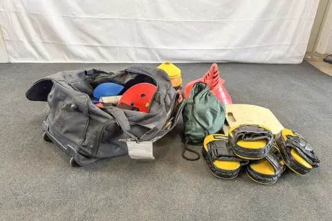 Geantă cu accesorii de antrenament