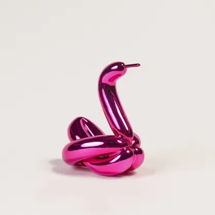 Джефф Кунс, Balloon Swan (Magenta)