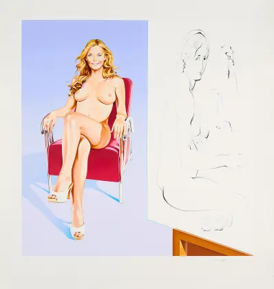 Mel Ramos, Drawing Lesson