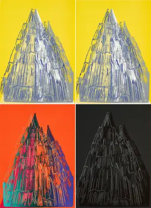 Andy Warhol, Кёльнский собор (карточки)