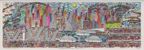 James Rizzi, All Roads lead to New York City