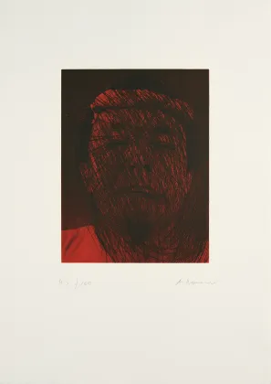 Arnulf Rainer，自画像 头痛