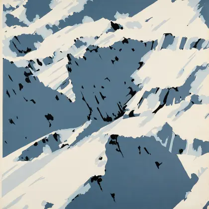 Gerhard Richter，Schweizer Alpen I (B1)