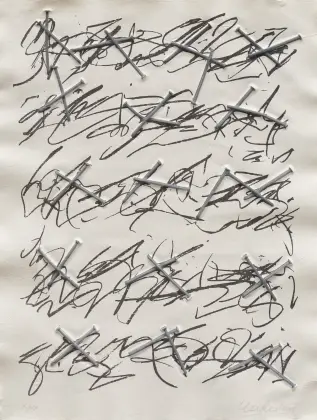 Günther Uecker، من سلسلة: Friedensgebote