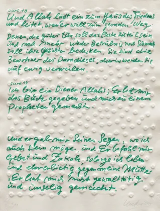 Günther Uecker, Z: Friedensgebote