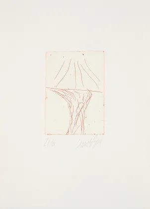 Georg Baselitz, pie de vaso (de: 13 Feet)