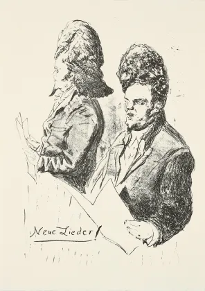 Neo Rauch, Neujahrsblatt (Neue Lieder!)