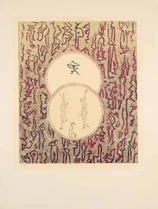 Max Ernst，Affiche pour Bibliothèque Nationale（国家图书馆海报）
