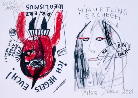 Jonathan Meese, şef Erzhegel