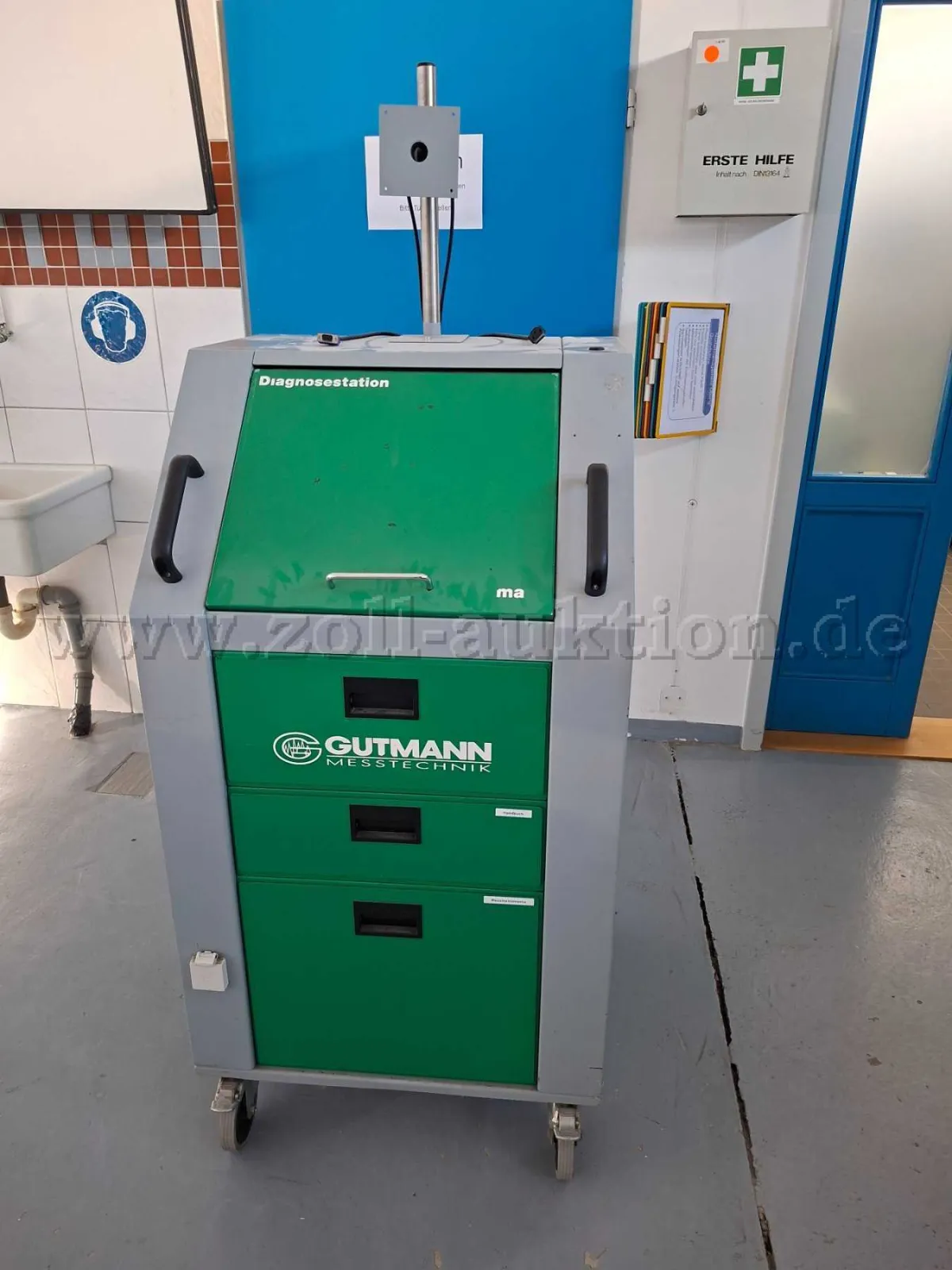 1 chassis / engine tester Gutmann (defective, for parts or hobbyist)