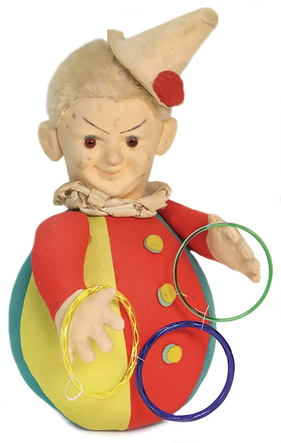 STEIFF – wyjątkowy wańka-wstańka klaun Roly