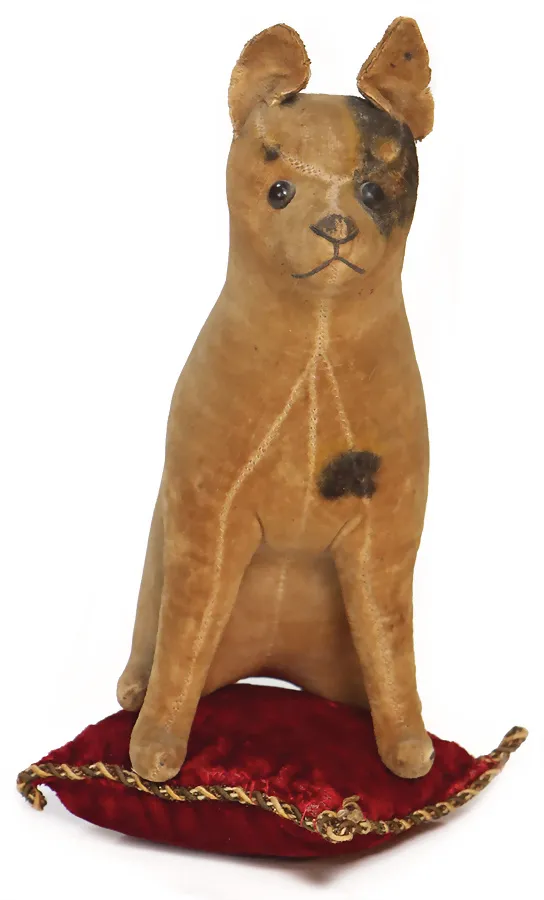 STEIFF – zittende Russell Foxterriër van fluweel