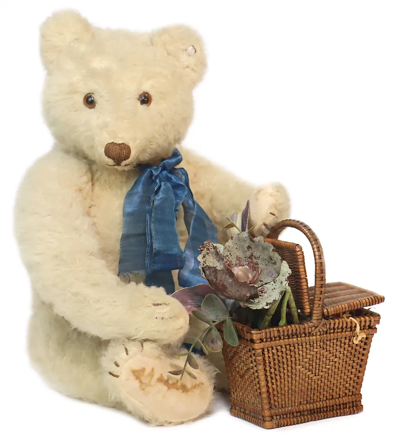 STEIFF – ours blanc en peluche de laine