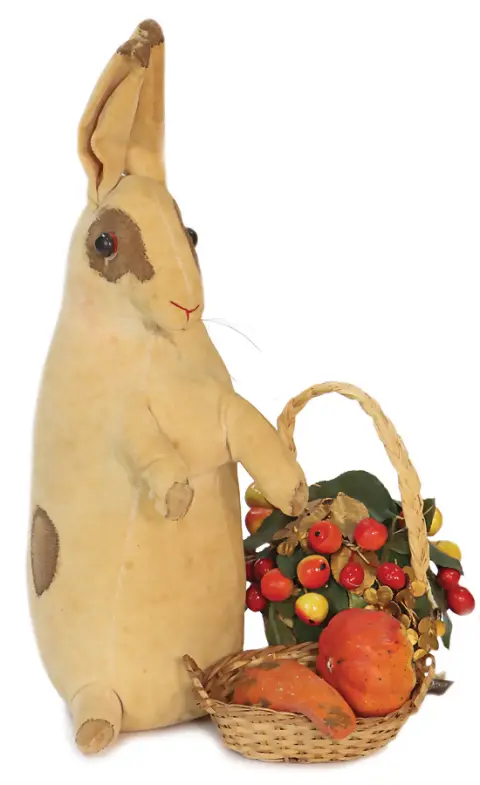 STEIFF – lapin en velours debout
