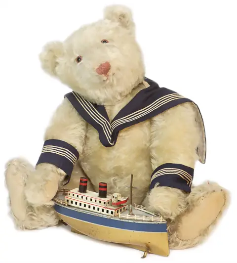 STEIFF – bel ours blanc