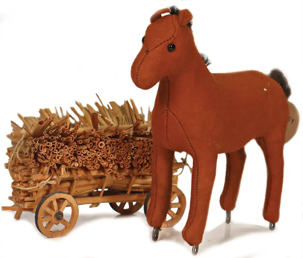 STEIFF – cavallo in feltro non giocato