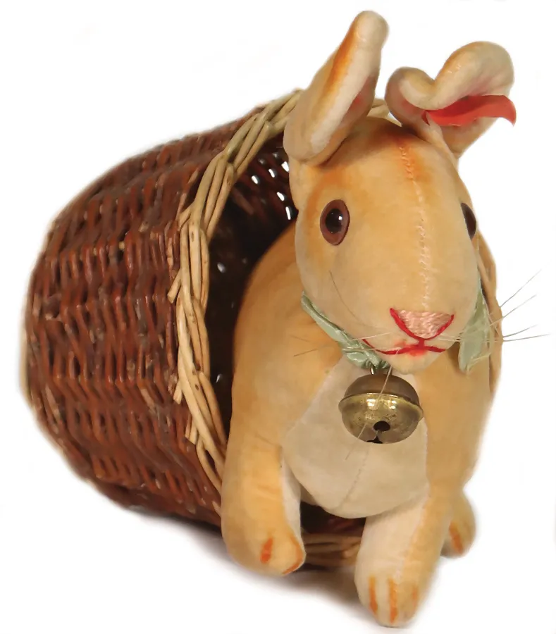 STEIFF – zeer mooie Steiff fluwelen haas