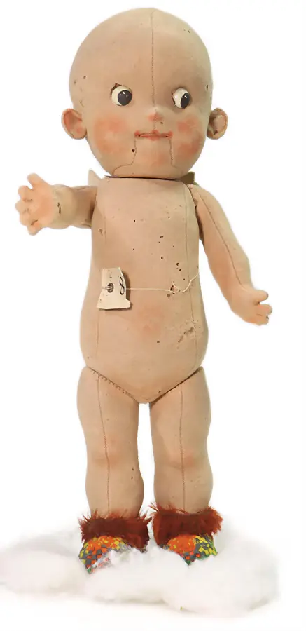 STEIFF – vilten Kewpie / Amor, museumstuk uit 1913