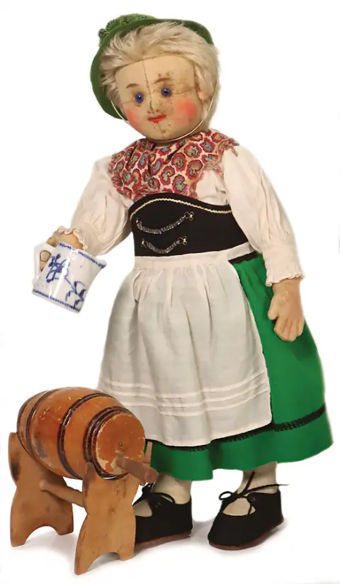 STEIFF – Poupée en feutre Oberbayerin Lisl
