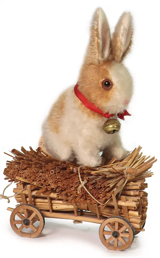 STEIFF – Lièvre Steiff assis