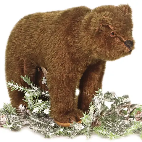 STEIFF – ours Steiff brun foncé sur 4 pattes